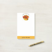 感謝賛美パーソナライズされた ポストイット (デスク上)