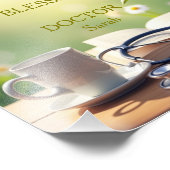 感謝賛美医師パーソナライズされた フォトプリント            (角)