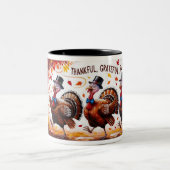 感謝賛美心持ち幸せ ツートーンマグカップ (中央)