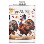 感謝賛美心持ち幸せ フラスク (正面)