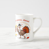 感謝賛美心持ち幸せ ボーンチャイナマグカップ (右)