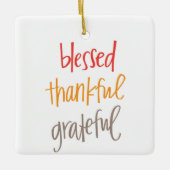 感謝賛美心 セラミックオーナメント (正面)