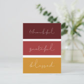 感謝賛美感謝モダンの気持ち ポストカード (スタンド正面)