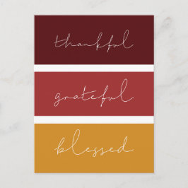 感謝賛美感謝モダンの気持ち ポストカード