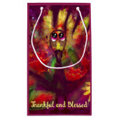 感謝賛美感謝祭トルコフローラ赤 スモールペーパーバッグ (裏面)