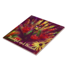 感謝賛美感謝祭トルコフローラ赤 タイル