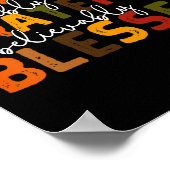 感謝賛美感謝賛美Tee Tha ポスター (角)