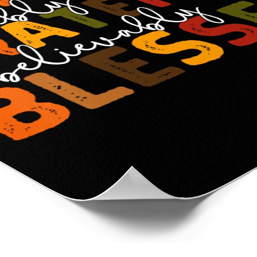 感謝賛美感謝賛美Tee Tha ポスター (角)