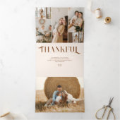 感謝賛美18写真感謝祭ファンシー18 三つ折りクリスマスカード (内部)