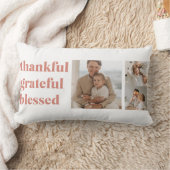 感謝賛美 | カスタム3枚の写真 ランバークッション (ブランケット)