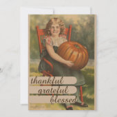 感謝賛美 | カボチャの少女 シーズンカード (正面)