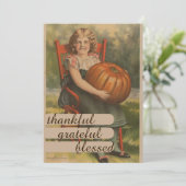 感謝賛美 | カボチャの少女 シーズンカード (スタンド正面)