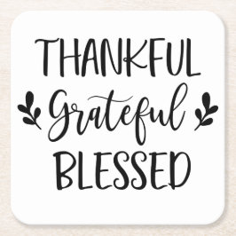 感謝賛美 スクエアペーパーコースター