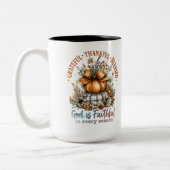 感謝賛美 ツートーンマグカップ (左)