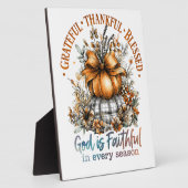 感謝賛美 フォトプラーク (側面)