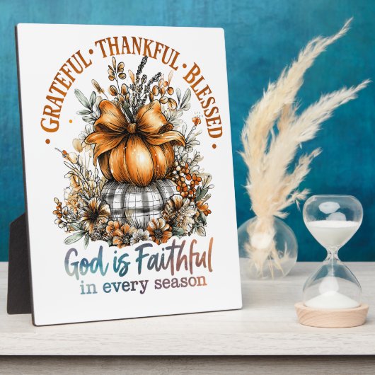 感謝賛美 フォトプラーク (側面)