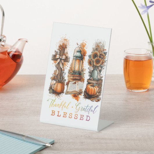 感謝賛美 台座サイン (インサイチュ)