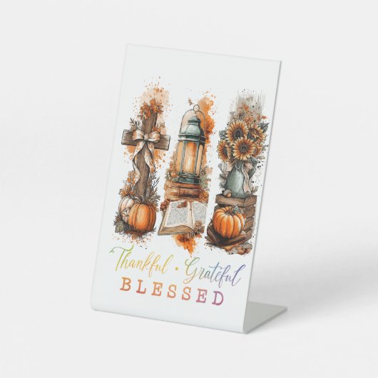 感謝賛美 台座サイン (正面)