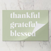 感謝賛美 |感謝祭引用文 ペーパーパッド (折り畳み)