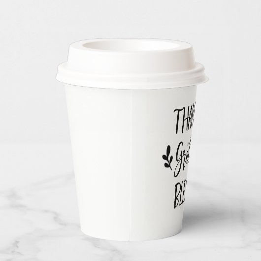 感謝賛美 紙コップ (右)