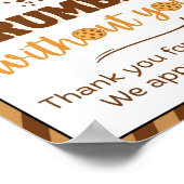 感謝週間のサイン、スタッフの感謝記号 – ポスター (角)