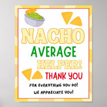 感謝週間のサイン、スタッフの感謝記号 – 