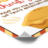 感謝週間のサイン、スタッフの感謝記号 – ポスター (角)