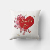 感謝開花:ありがとうフローラハート枕 クッション (裏面)
