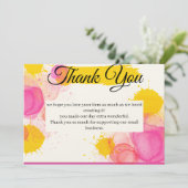 感謝鮮やか サンキューカード (スタンド正面)