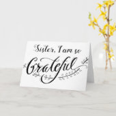 「感謝」あなたは私の妹のハッピーバースデー カード (黄色い花)