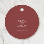 感謝 |アイボリー素朴パンパスグラスメッセージカード フェイバータグ (裏面)