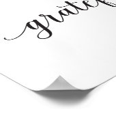 感謝 – アートプリント – デコール ポスター (角)