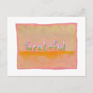 感謝 – カラフルの感謝の芸術 ポストカード