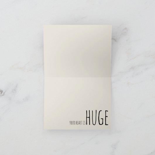 感謝 カード (内部)