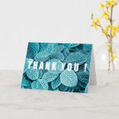 感謝! カード (黄色い花)