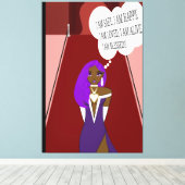 感謝 キャンバスプリント (インサイチュ (ウッドフロア))