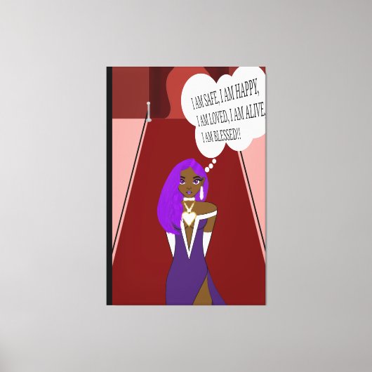 感謝 キャンバスプリント (正面)