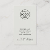 感謝 |グレービジネスロイヤリティロゴ 割引カード (裏面)