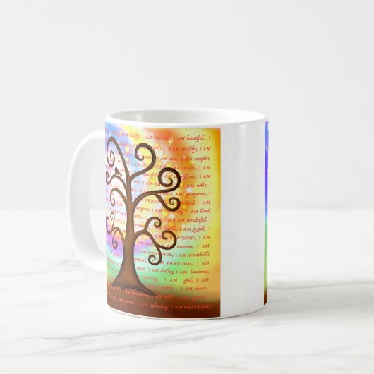 「感謝」 コーヒーマグカップ (正面左)