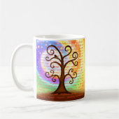 「感謝」 コーヒーマグカップ (左)