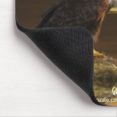 「感謝」ハゲ・イーグル&ゴールデンサン マウスパッド (コーナー)