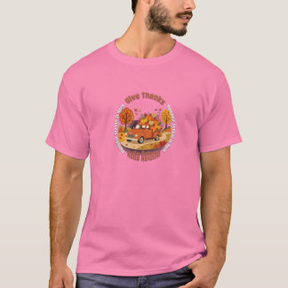 感謝 ハローオートゥム ヴィンテージ パンプキン トラ Tシャツ