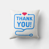感謝|ハート聴診器 クッション (裏面)