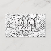 感謝!ハート 名刺 (正面)