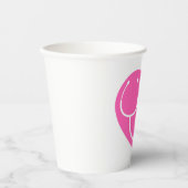感謝 |ピンクハート聴診器 紙コップ (正面)
