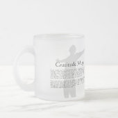 感謝 フロストグラスマグカップ (左)