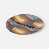 感謝 ペーパープレート (アングル)