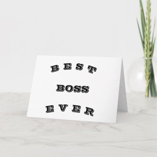 感謝***ボス***クリスマス カード (正面)