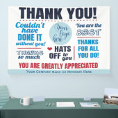 感謝 ボランティア スタッフへの感謝 横断幕 (トレードショー)