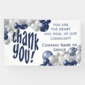 感謝 ボランティア スタッフ ばらん 横断幕 (横)